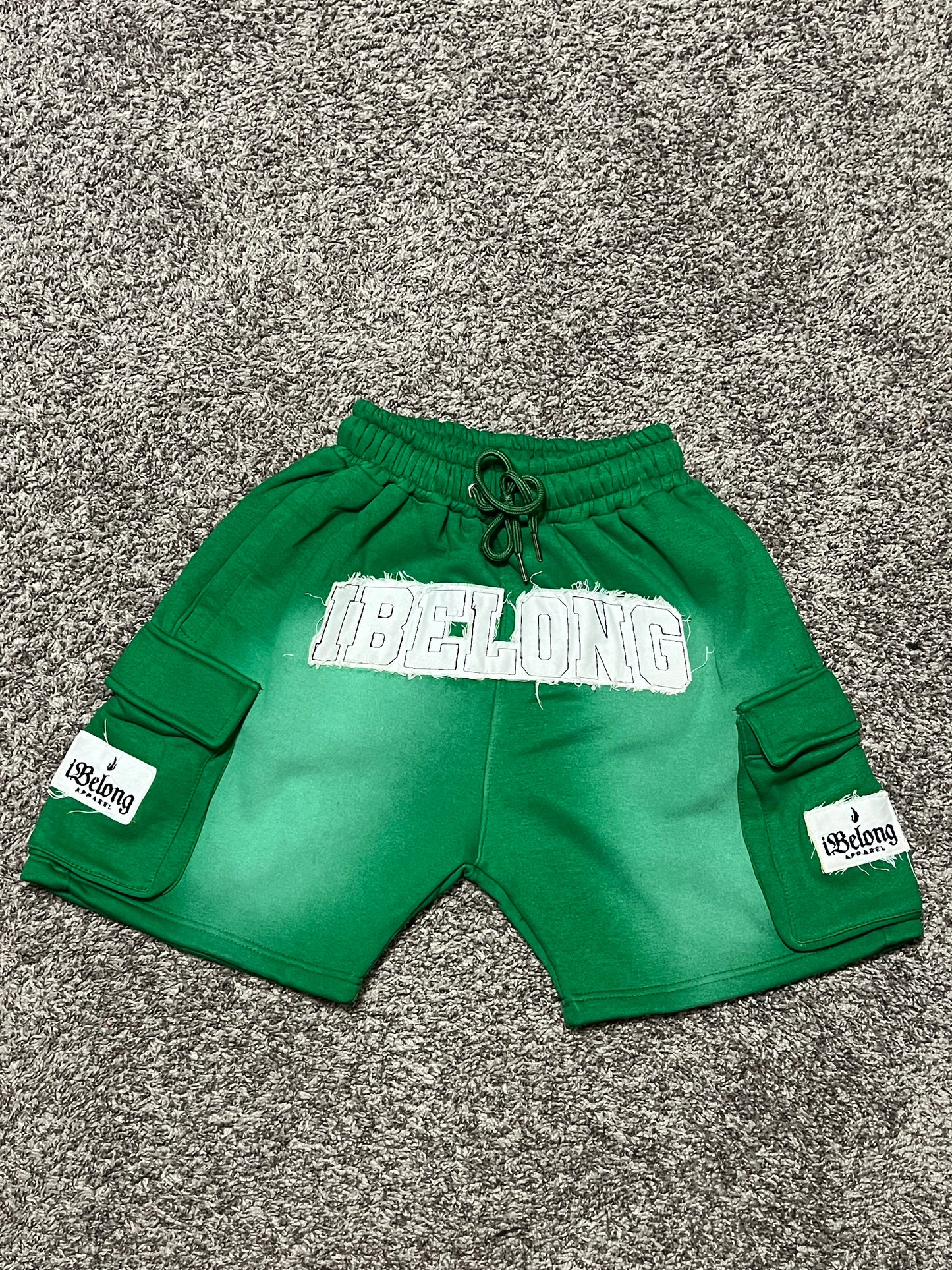 iBelong Distressed Short Set (Green)