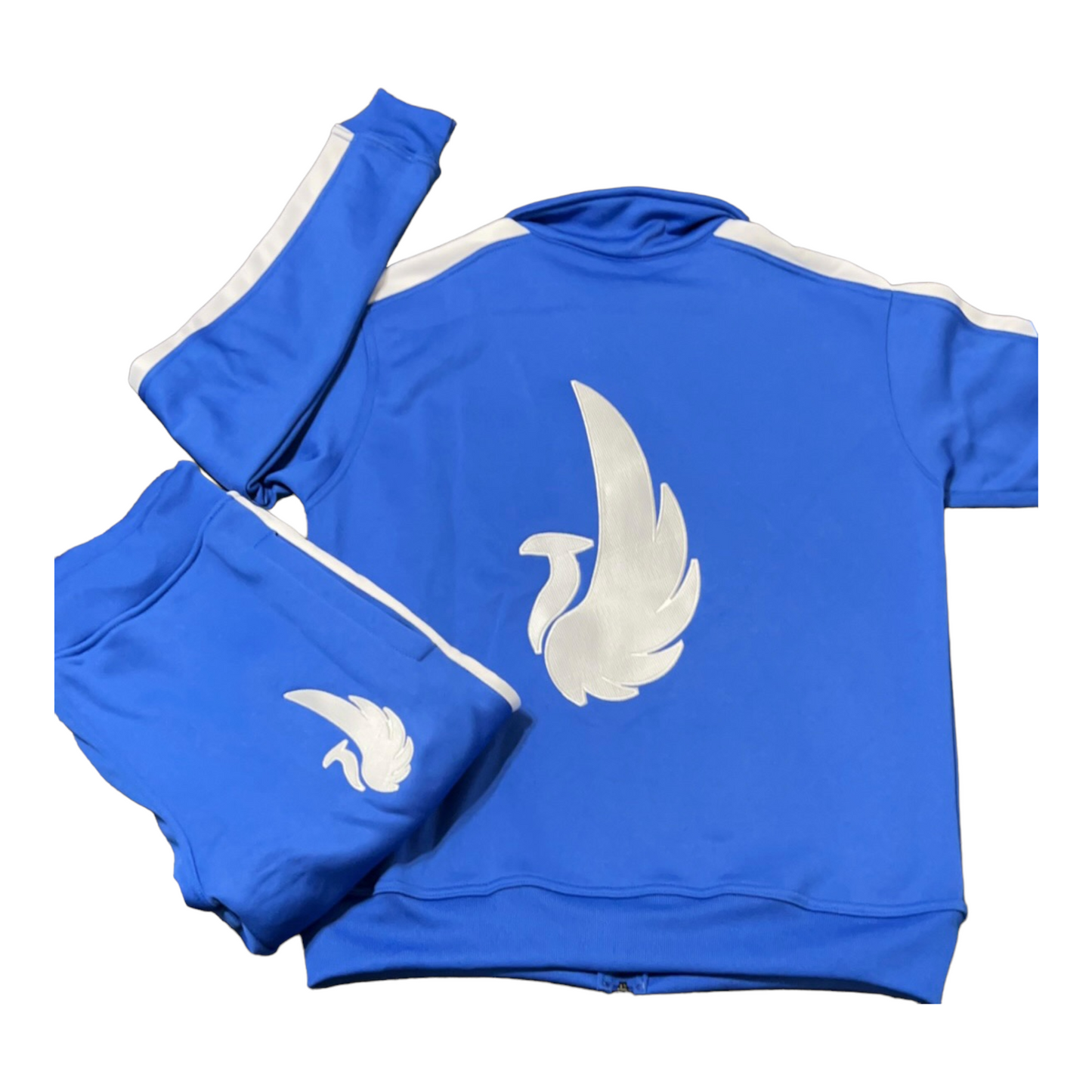 Blue/White Luxe Tracksuit