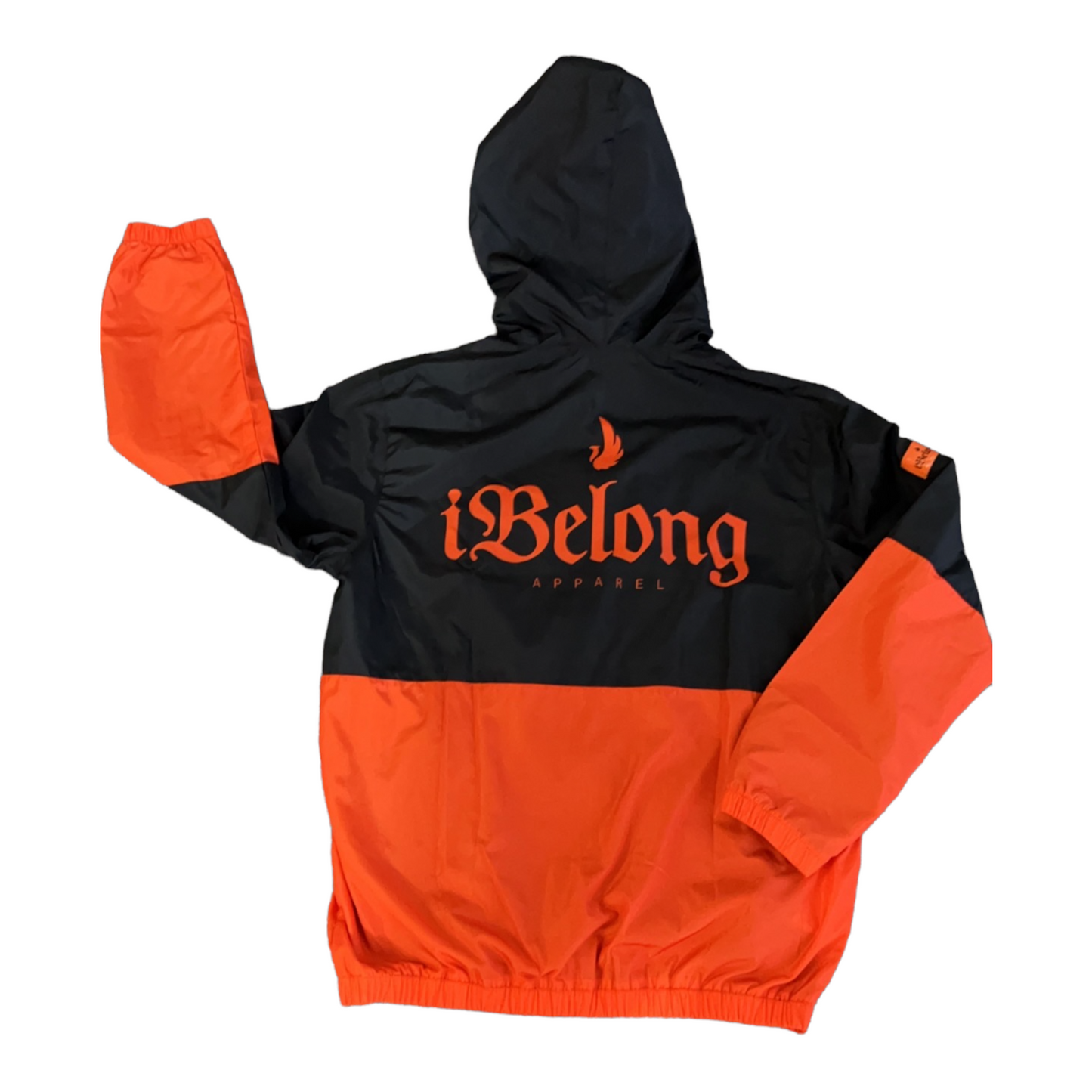 Orange/Black Windbreaker
