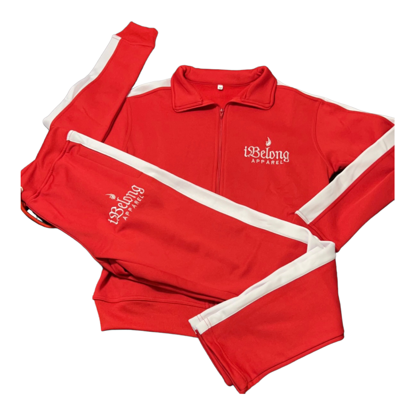 Red/White Luxe Tracksuit