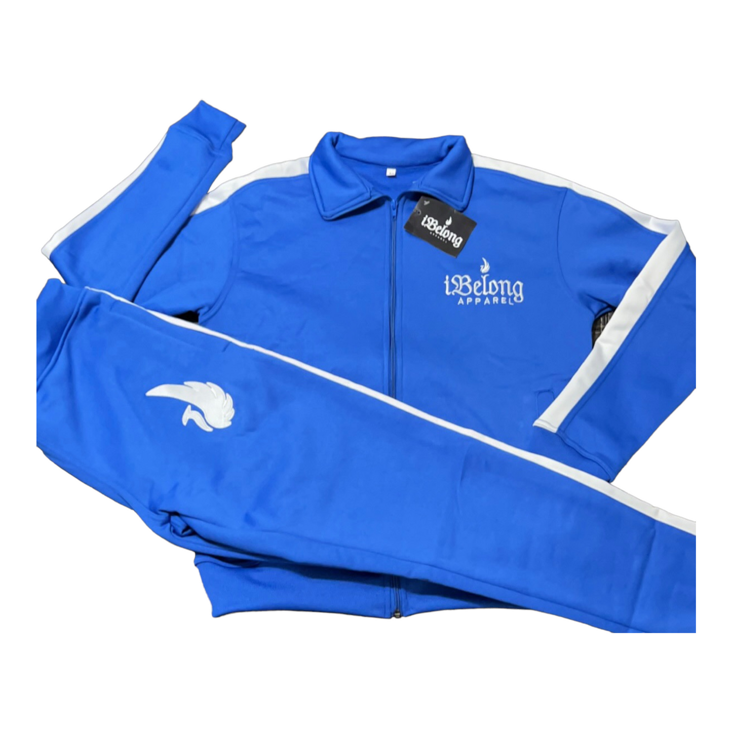 Blue/White Luxe Tracksuit