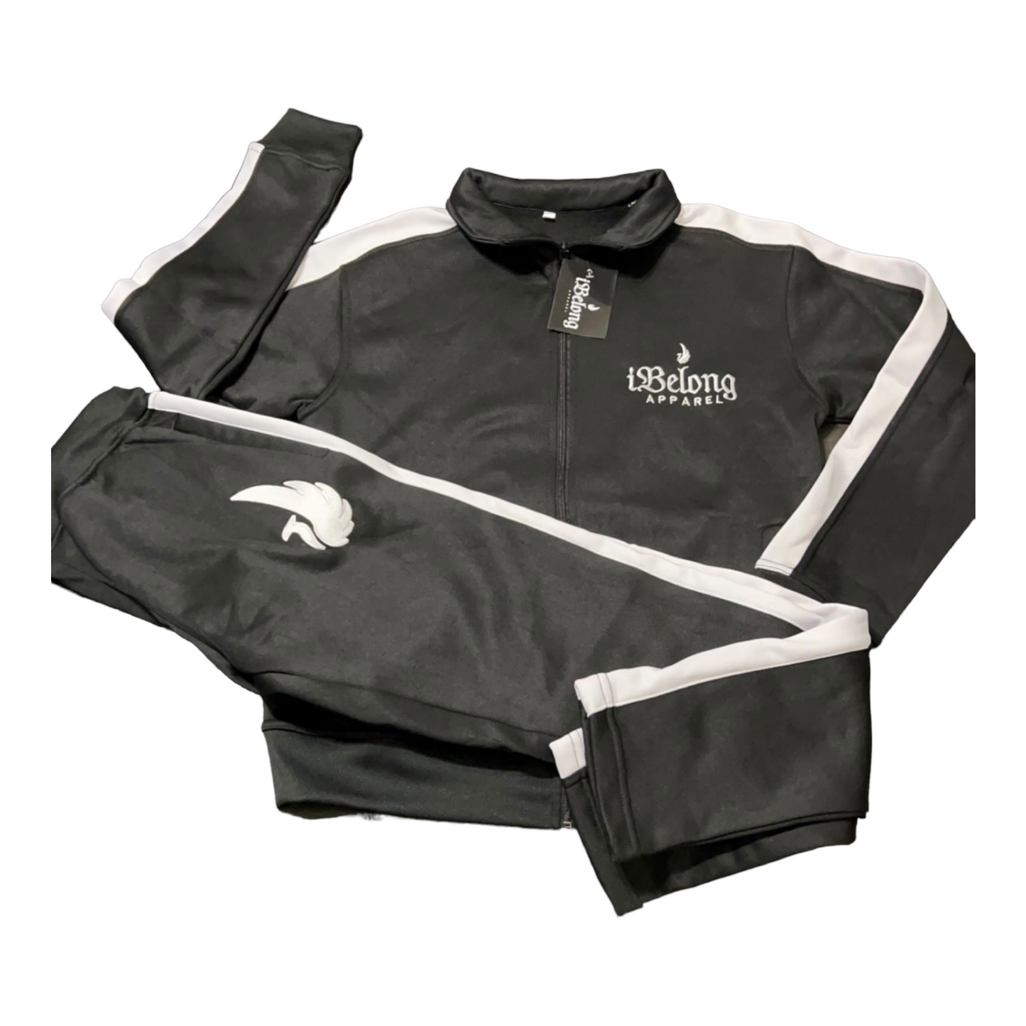Black/White Luxe Tracksuit