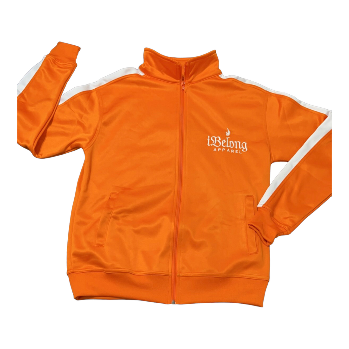 “Orange/White” Luxe Tracksuit