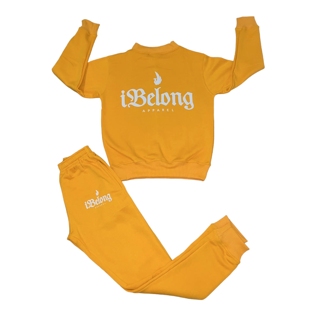 Gold/White Women’s Sweatsuit