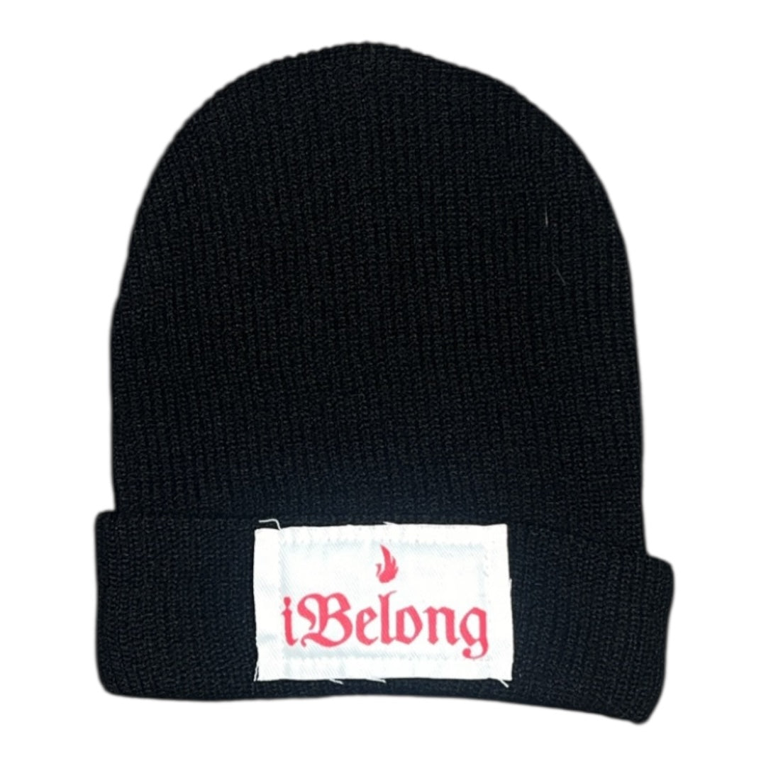 iBelong “Red Patch” Knitted Beanie