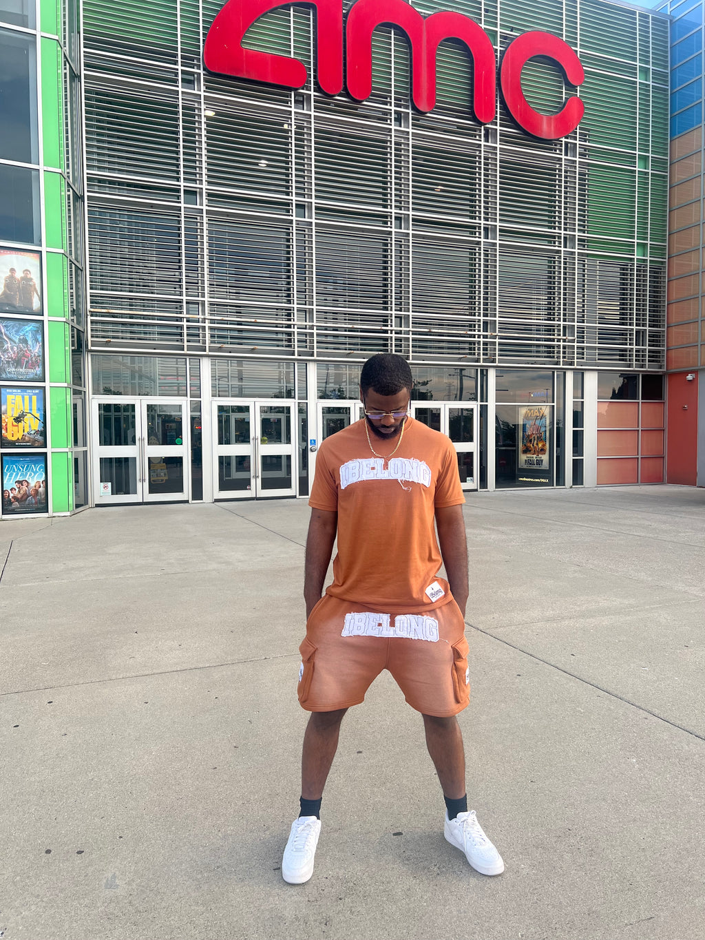 iBelong Distressed Short Set (Rustic Brown)