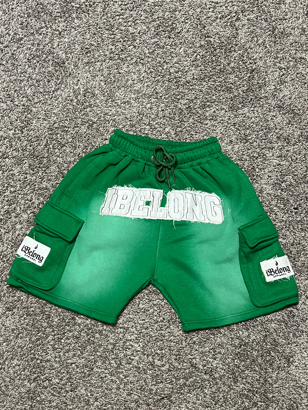 iBelong Distressed Short Set (Green)