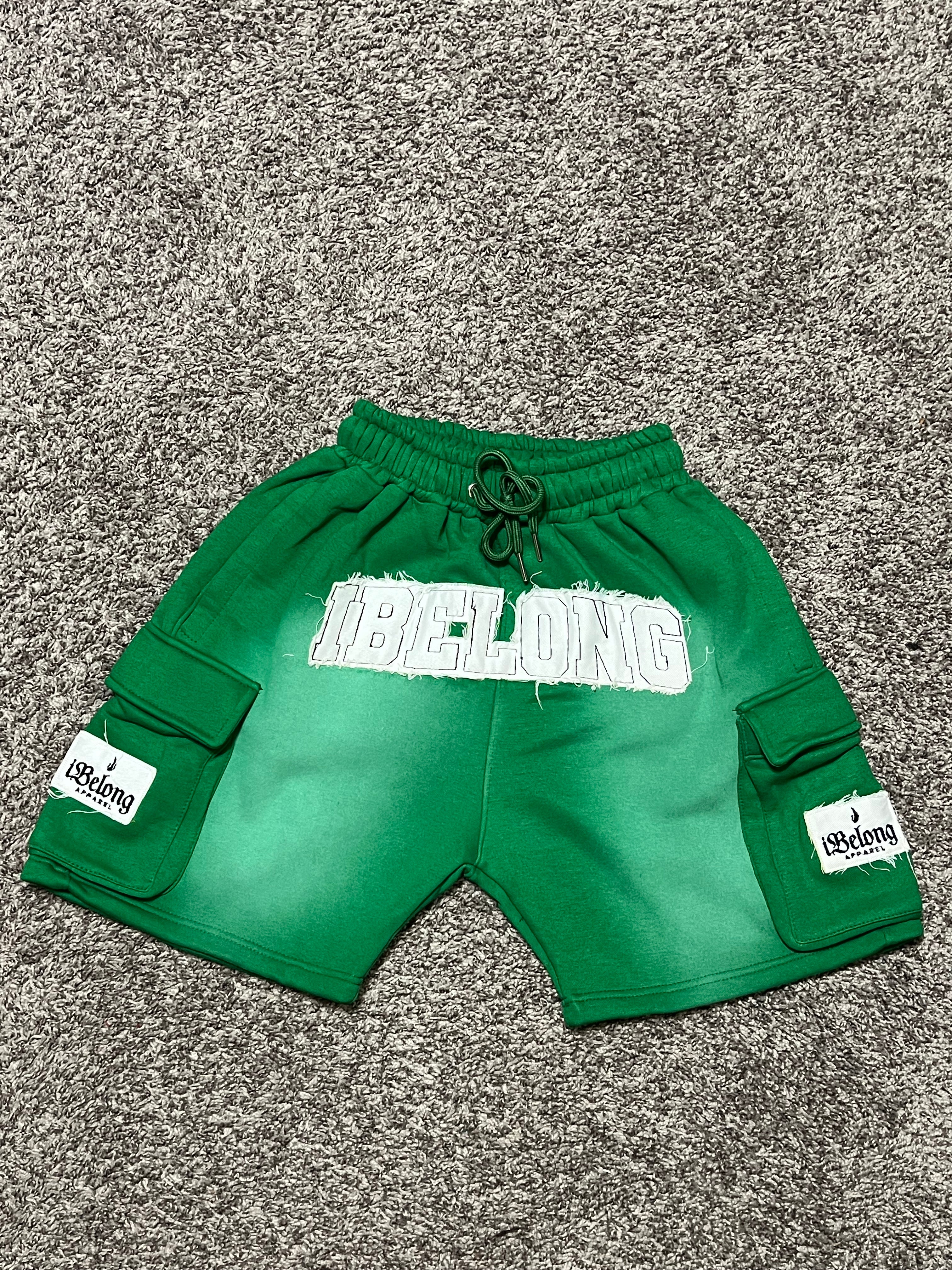 iBelong Distressed Short Set (Green)