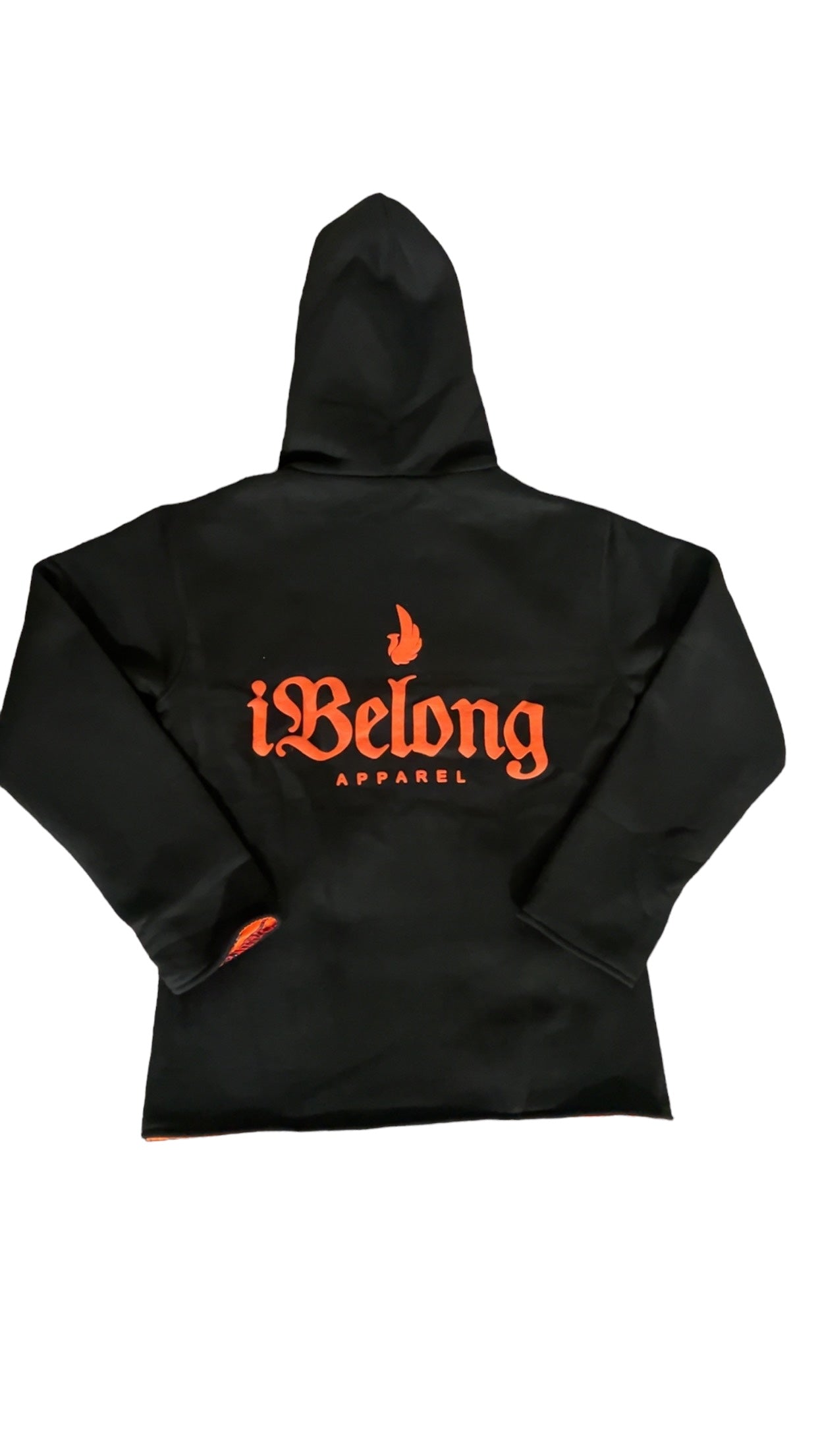 iBelong BLACK “WHO DEY” Zip up Hoodie