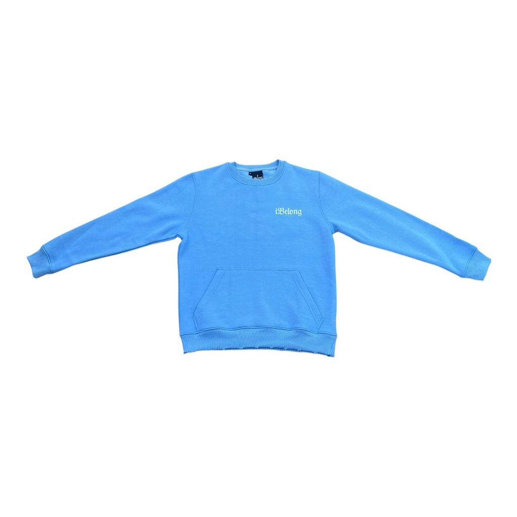 iBelong “BubbleGum Pink” Chenille Crewneck