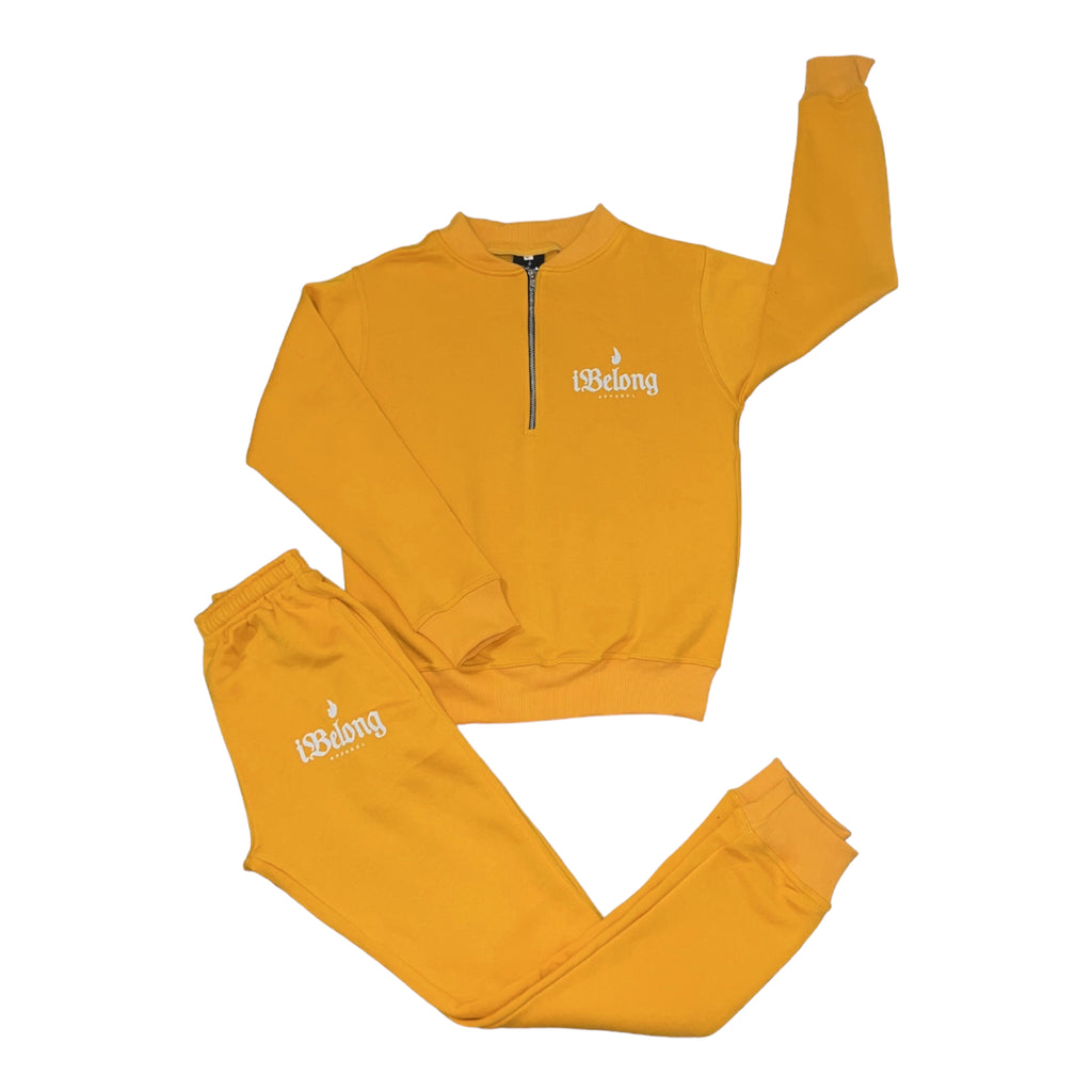Gold/White Women’s Sweatsuit