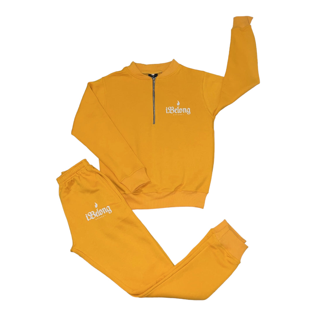 Gold/White Women’s Sweatsuit