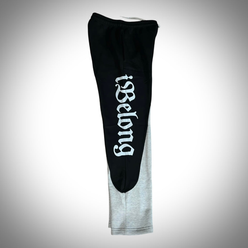 iBelong “Black/Gray” Zip Up Sweatsuit