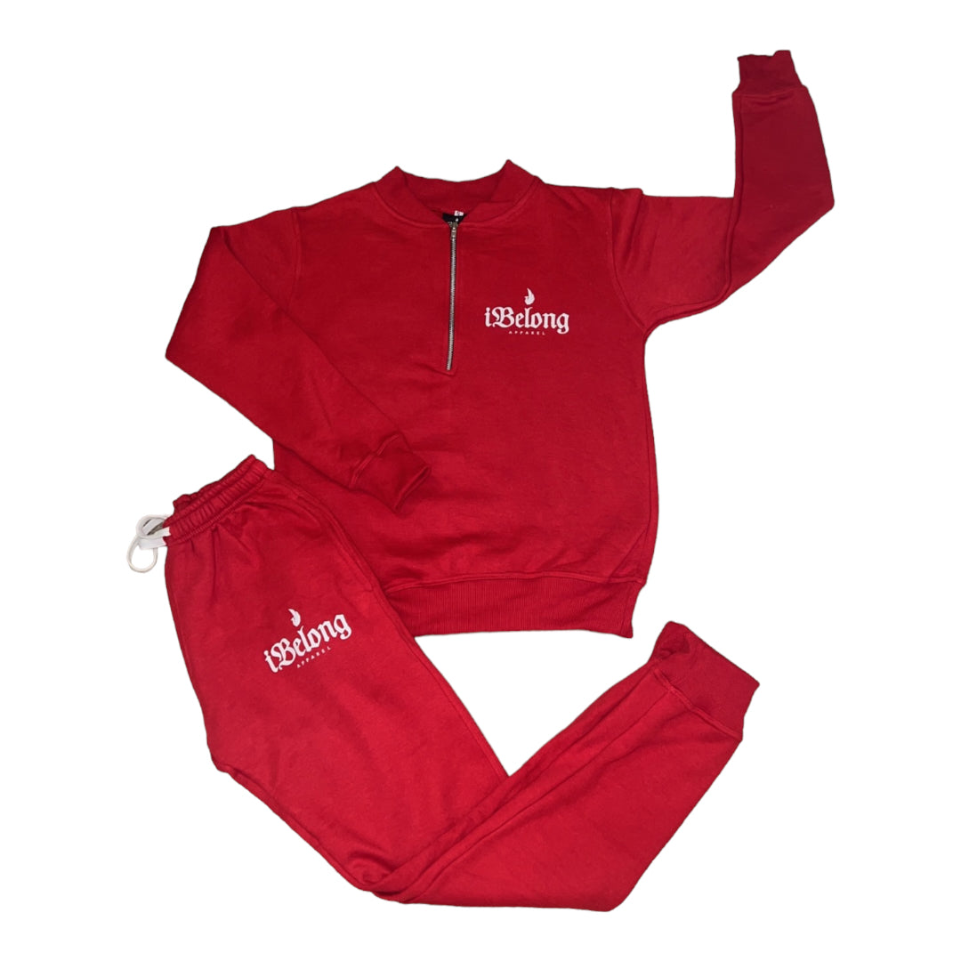 Red/White Women’s Sweatsuit