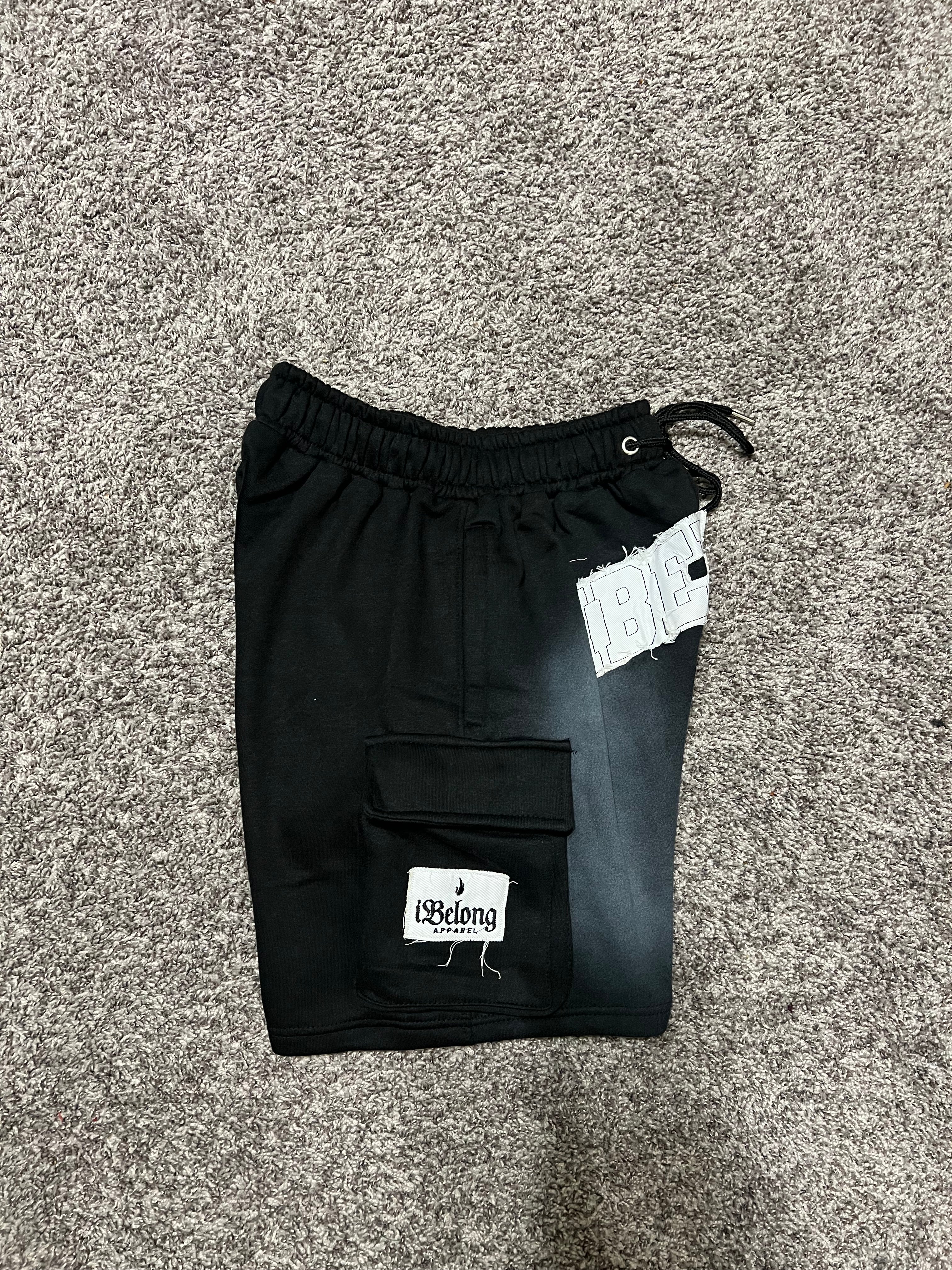 iBelong Distressed Short Set (Black)