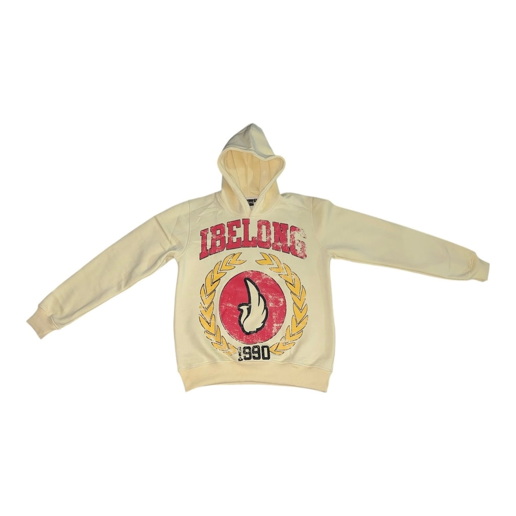 iBelong “Vintage 1990” Cream Hoodie