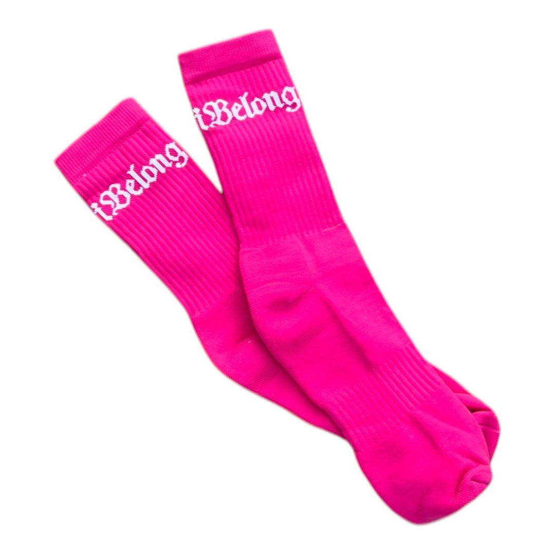 iBelong “Hot Pink” Socks