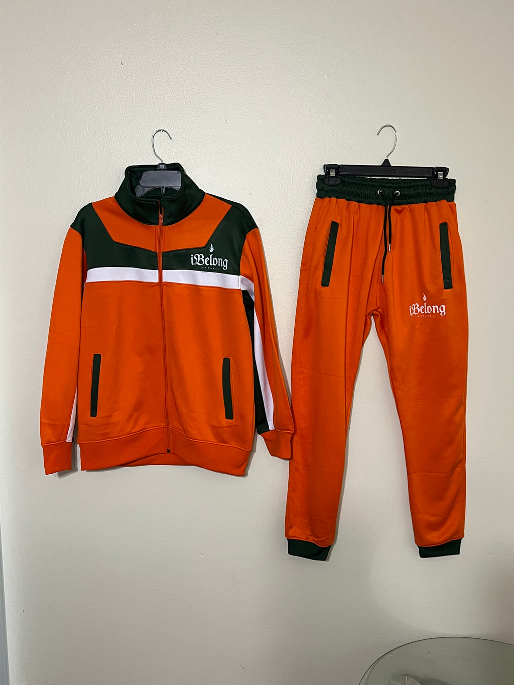 Orange/Green Tracksuit