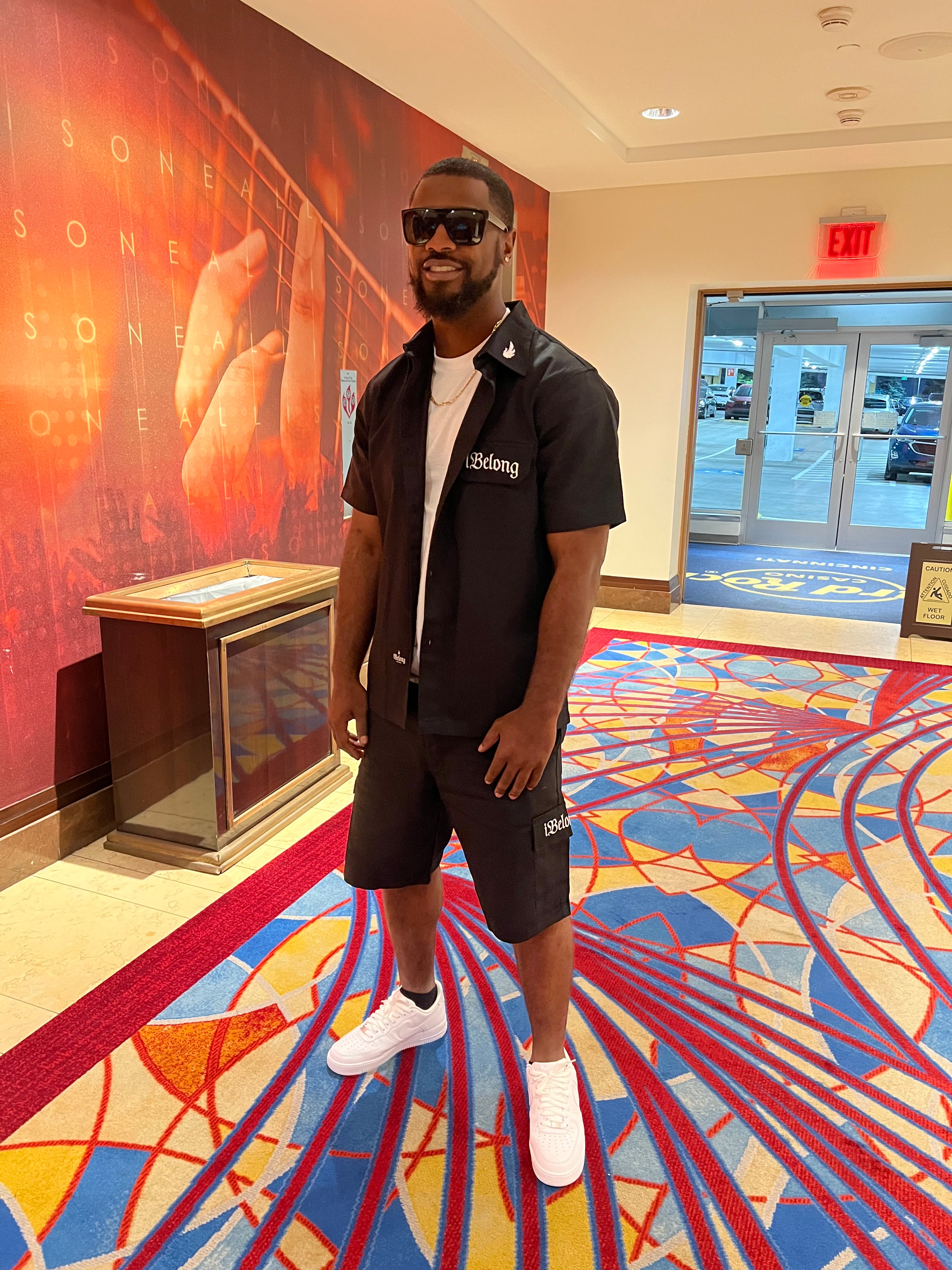 iBelong “Black” Utility Short Set