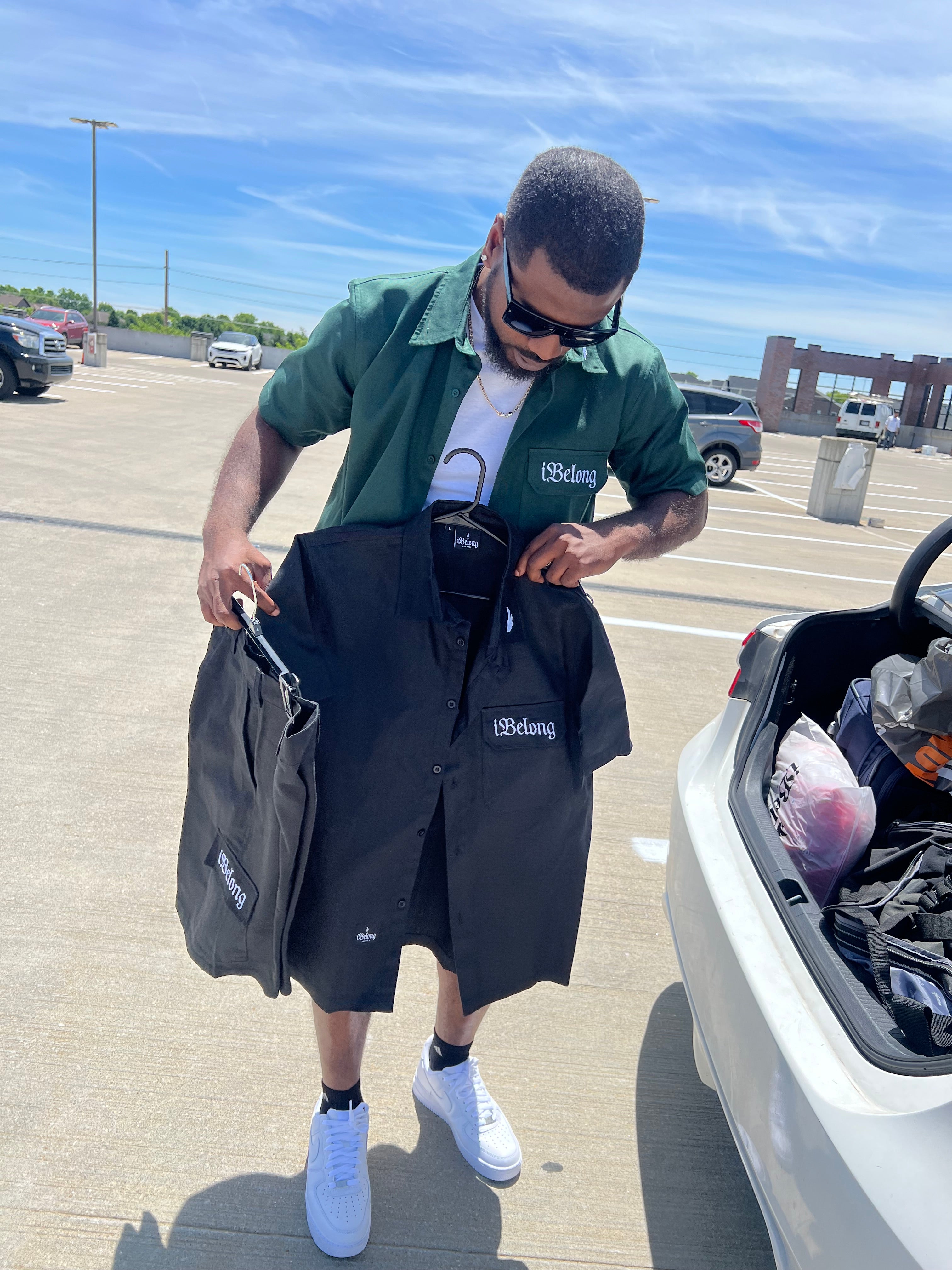 iBelong “Hunter Green” Utility Short Set