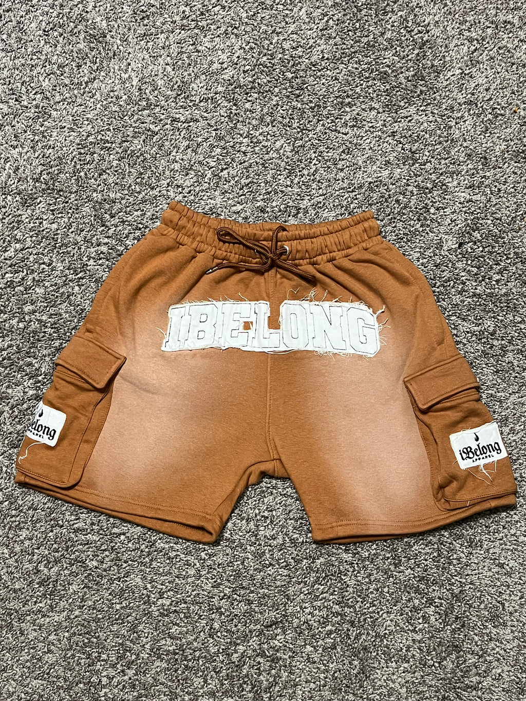 iBelong Distressed Short Set (Rustic Brown)