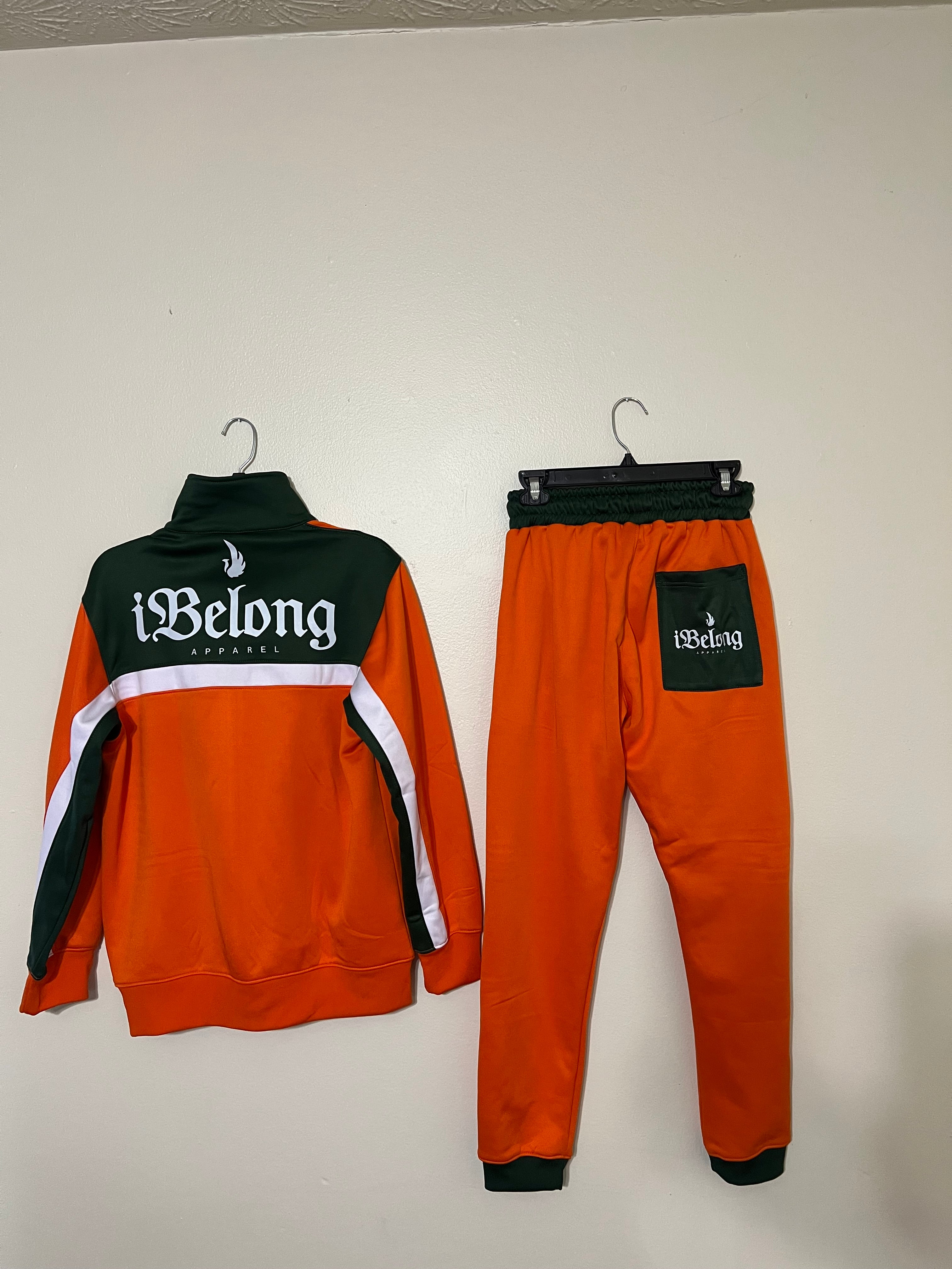 Orange/Green Tracksuit