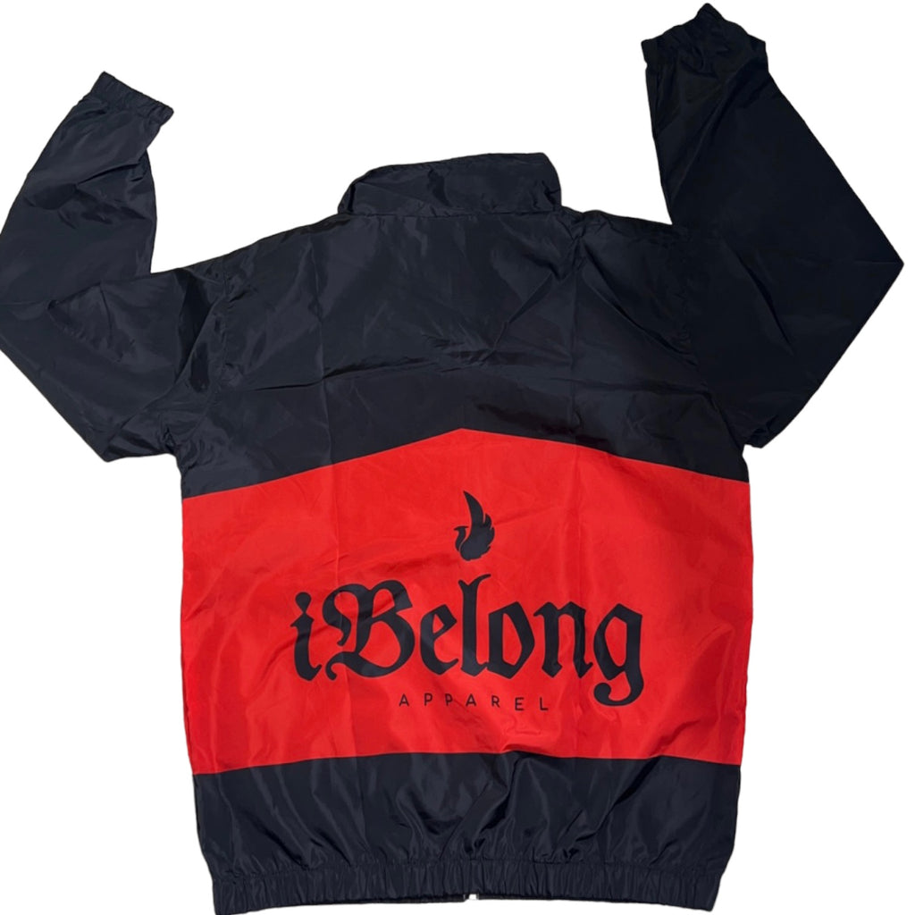 iBelong Black/Red Windbreaker Set