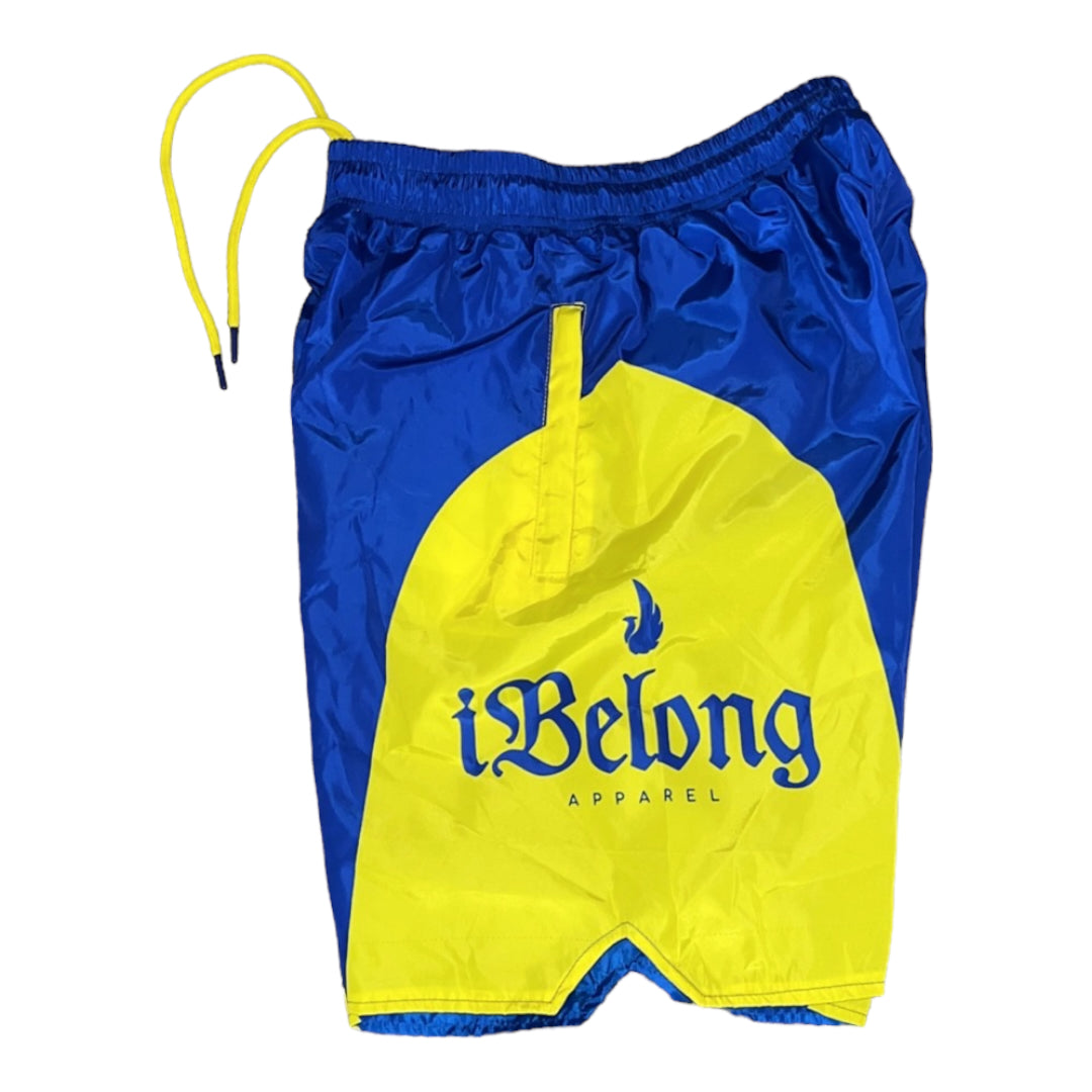 Blue/Yellow Windbreaker Set