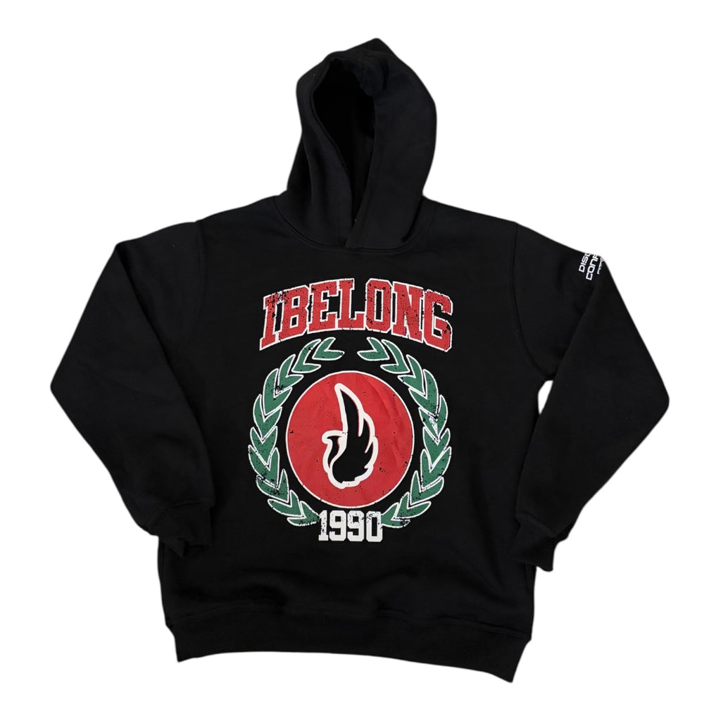 iBelong “Black” Vintage Hoodie