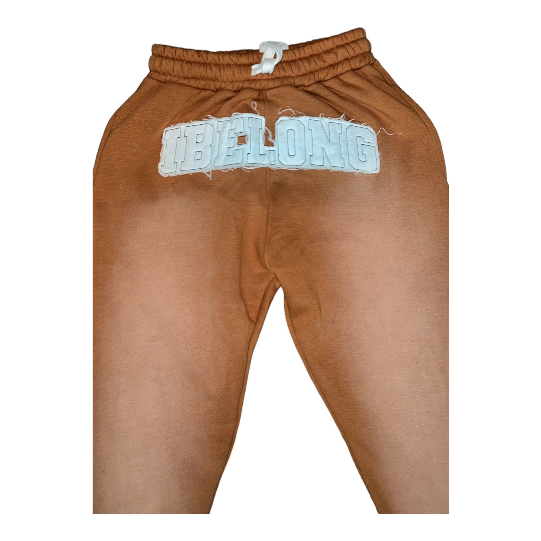 iBelong “Rustic Brown” Distressed Sweatsuits