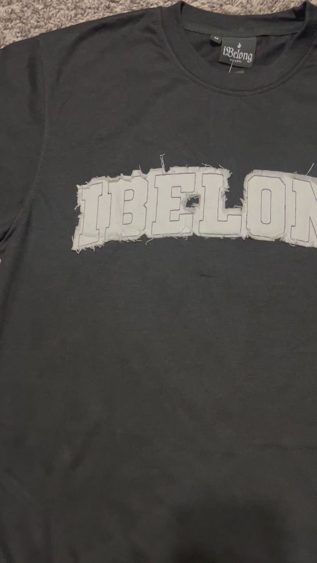 iBelong Distressed Short Set (Black)