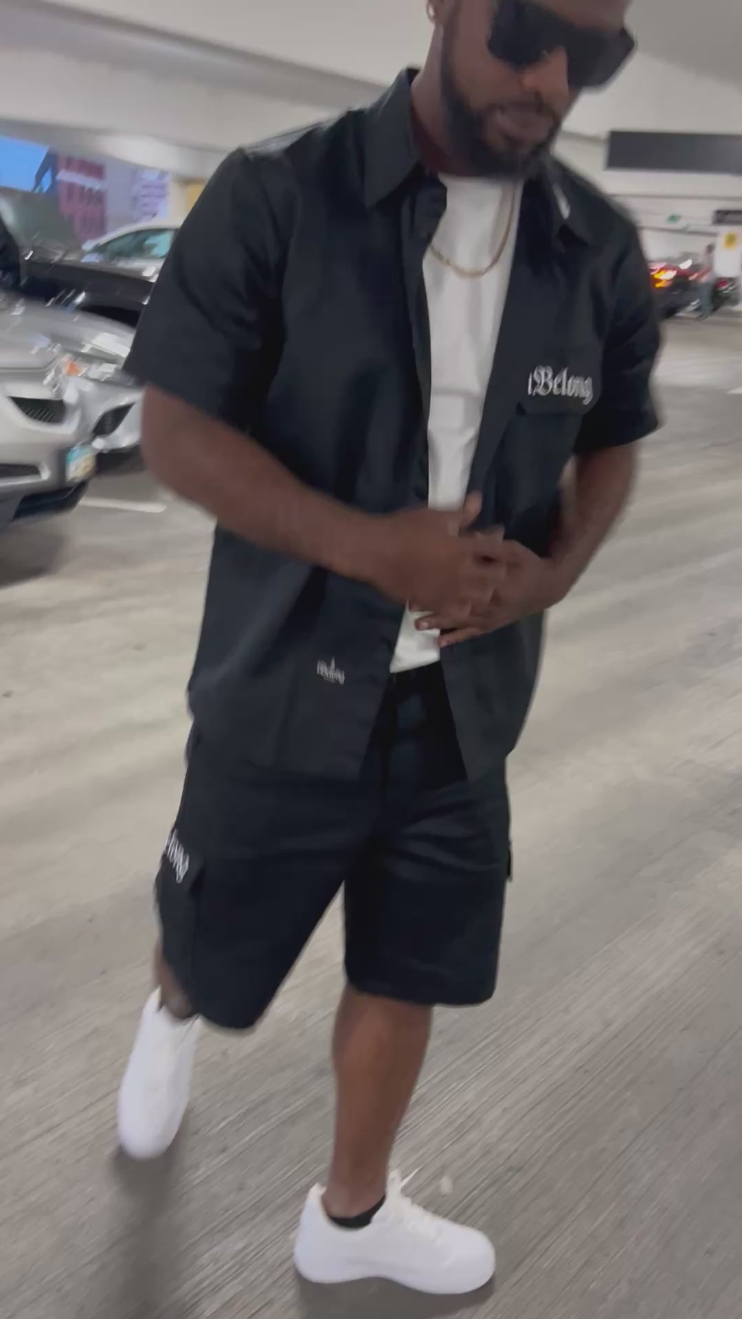 iBelong “Black” Utility Short Set